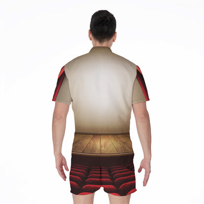 Theater Stage Print Men's Rompers