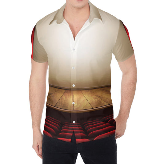 Theater Stage Print Men's Shirt
