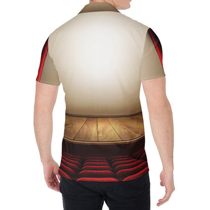 Theater Stage Print Men's Shirt