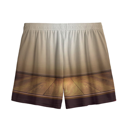 Theater Stage Print Mesh Shorts