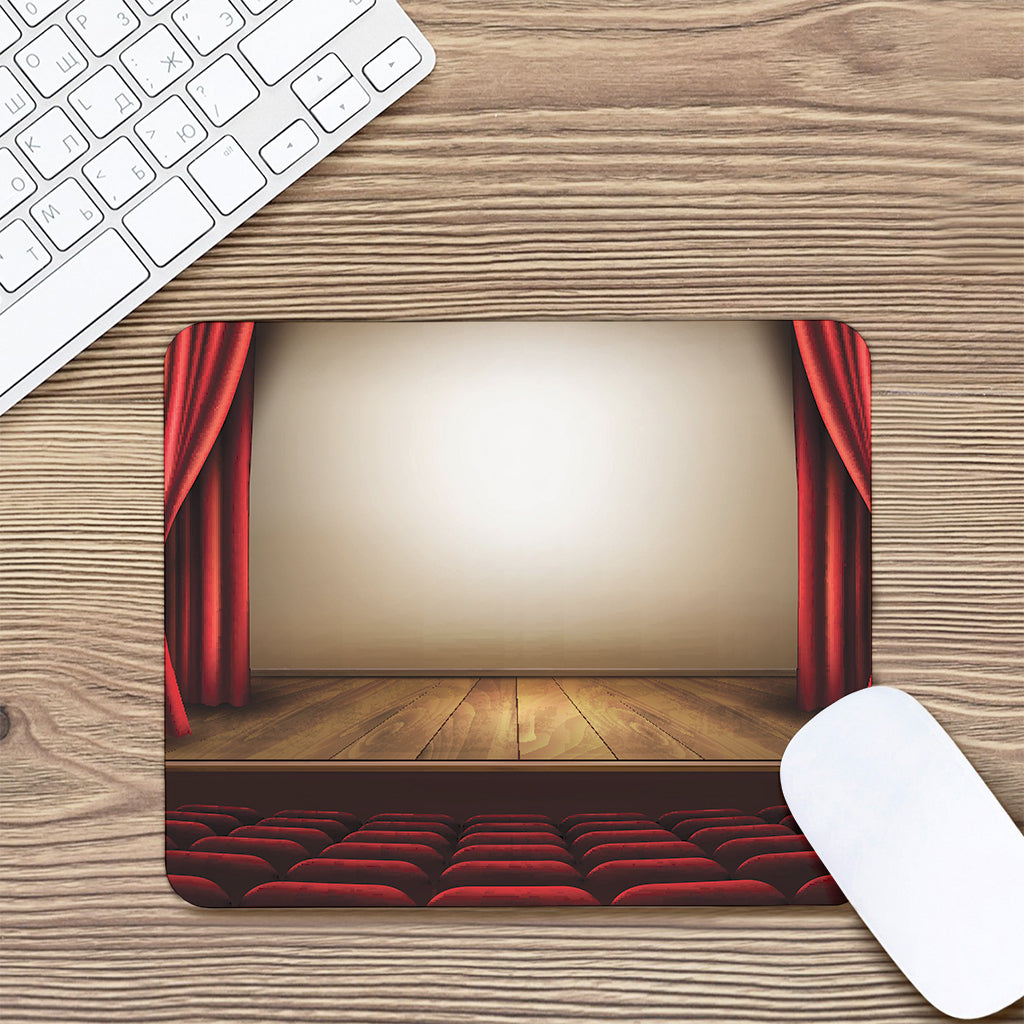 Theater Stage Print Mouse Pad