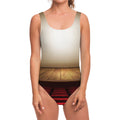 Theater Stage Print One Piece Swimsuit