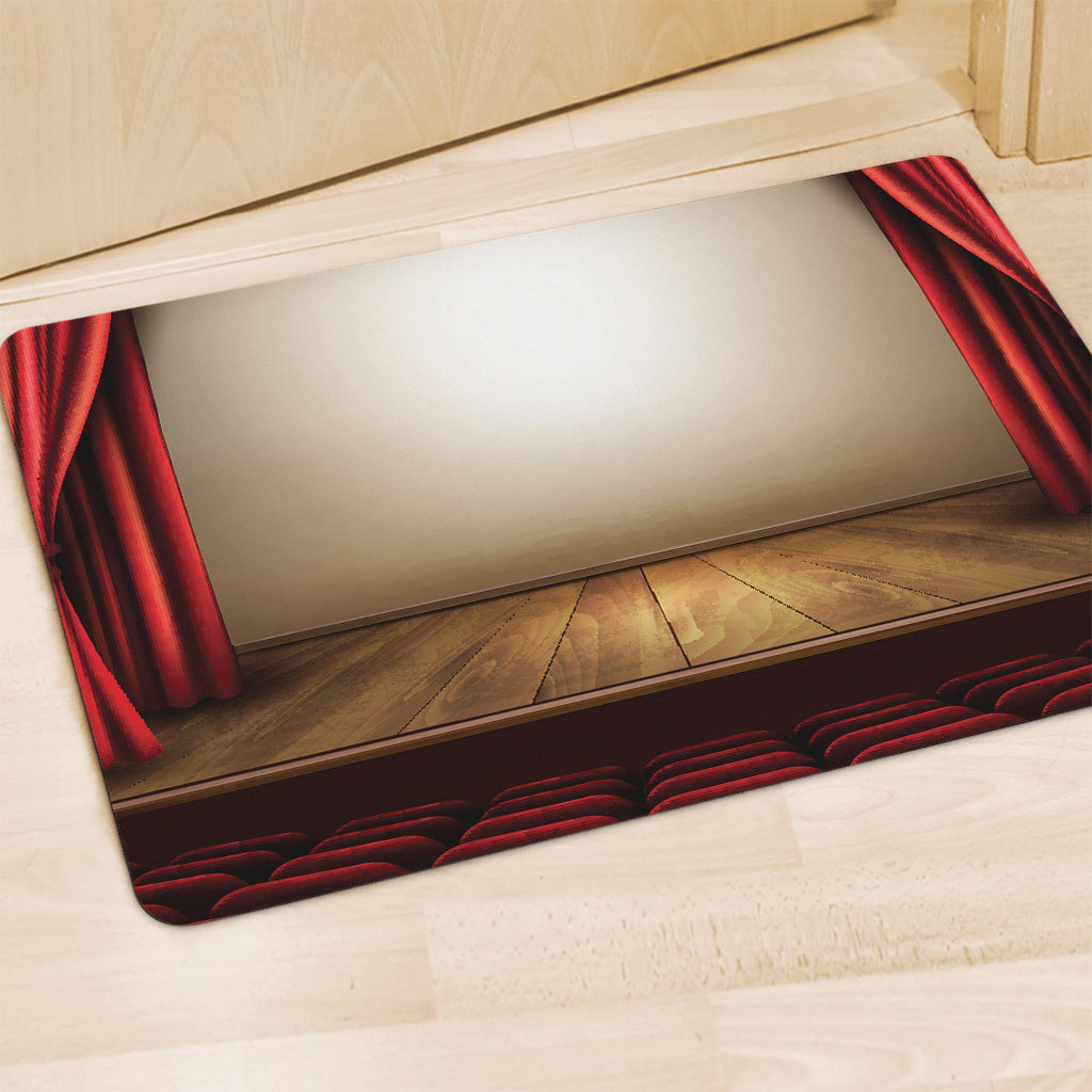 Theater Stage Print Polyester Doormat