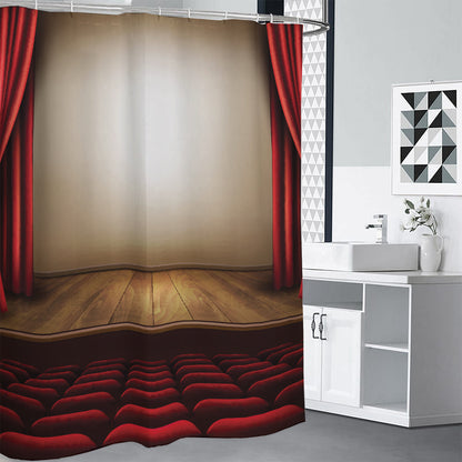Theater Stage Print Premium Shower Curtain