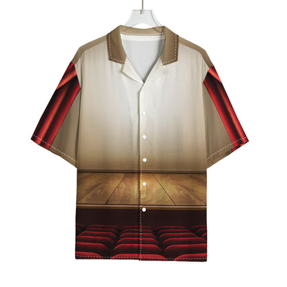 Theater Stage Print Rayon Hawaiian Shirt