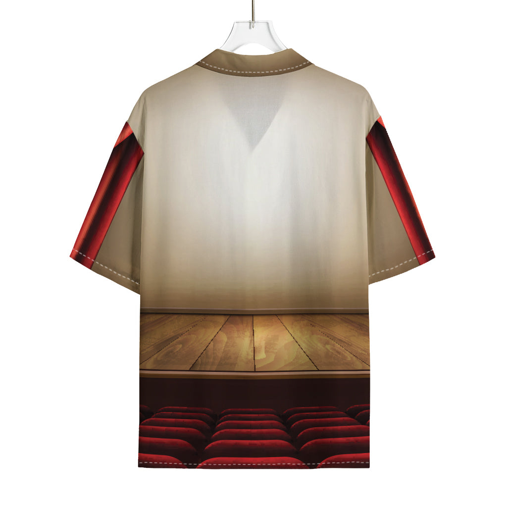 Theater Stage Print Rayon Hawaiian Shirt