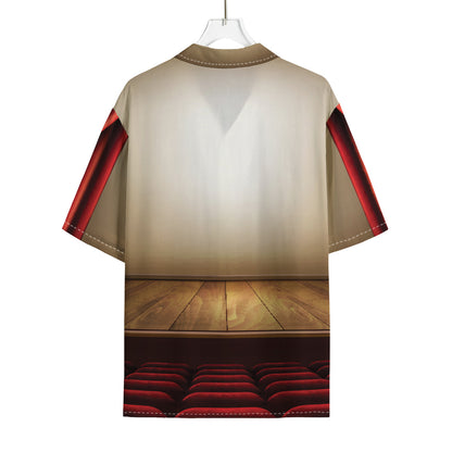 Theater Stage Print Rayon Hawaiian Shirt