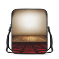 Theater Stage Print Rectangular Crossbody Bag