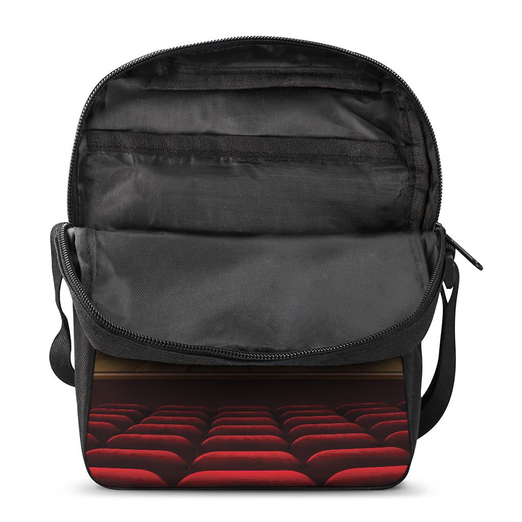 Theater Stage Print Rectangular Crossbody Bag
