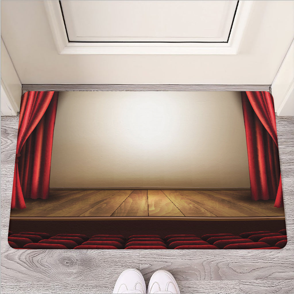 Theater Stage Print Rubber Doormat