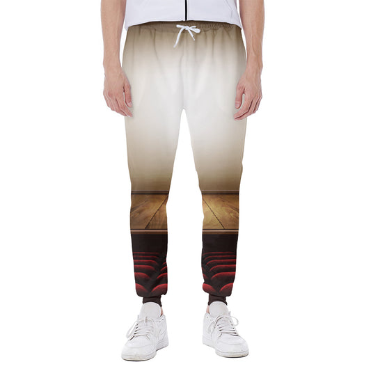 Theater Stage Print Scuba Joggers