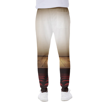 Theater Stage Print Scuba Joggers