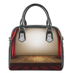 Theater Stage Print Shoulder Handbag