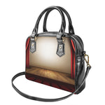 Theater Stage Print Shoulder Handbag