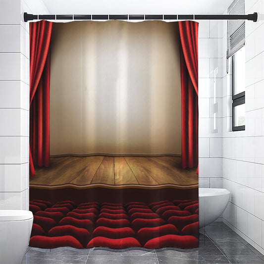 Theater Stage Print Shower Curtain