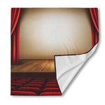 Theater Stage Print Silk Bandana