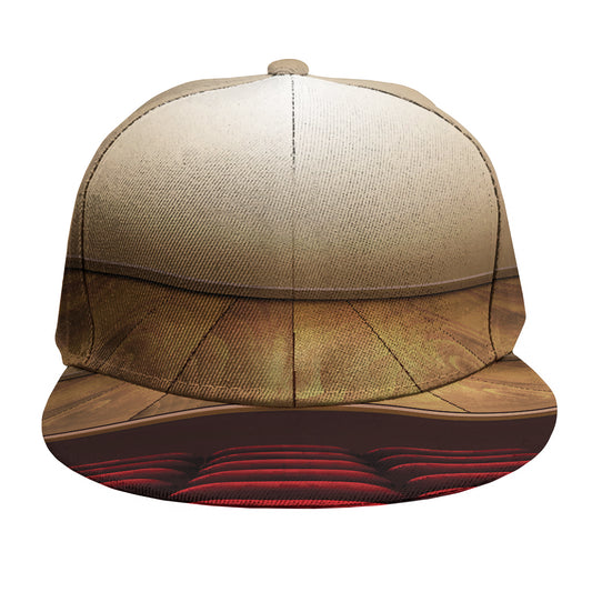 Theater Stage Print Snapback Cap