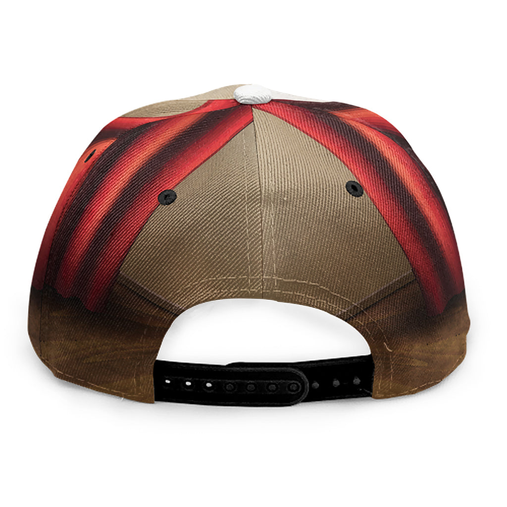 Theater Stage Print Snapback Cap