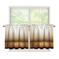 Theater Stage Print Tier Curtains