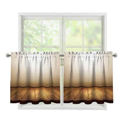 Theater Stage Print Tier Curtains