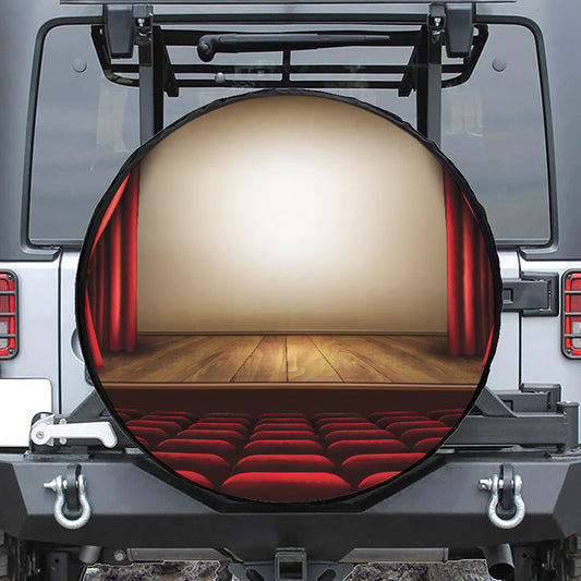 Theater Stage Print Tire Cover