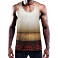 Theater Stage Print Men's Workout Tank Top