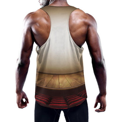 Theater Stage Print Training Tank Top