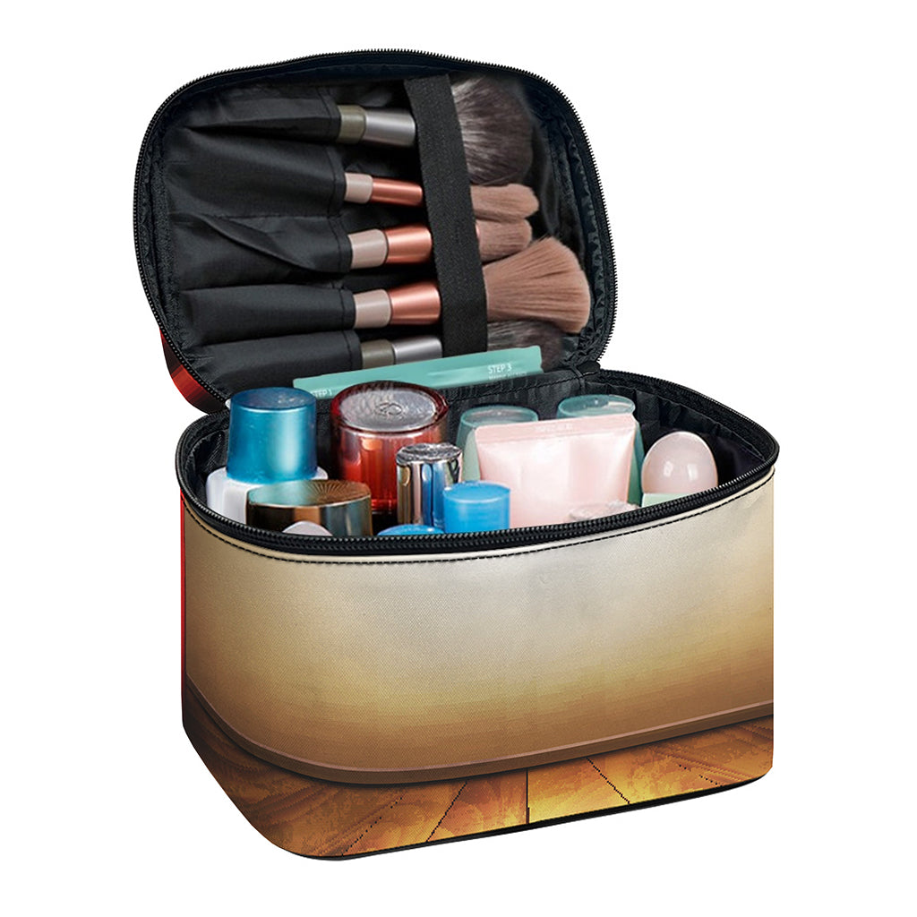 Theater Stage Print Travel Makeup Bag