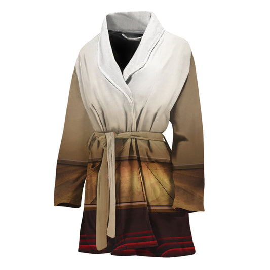 Theater Stage Print Women's Bathrobe
