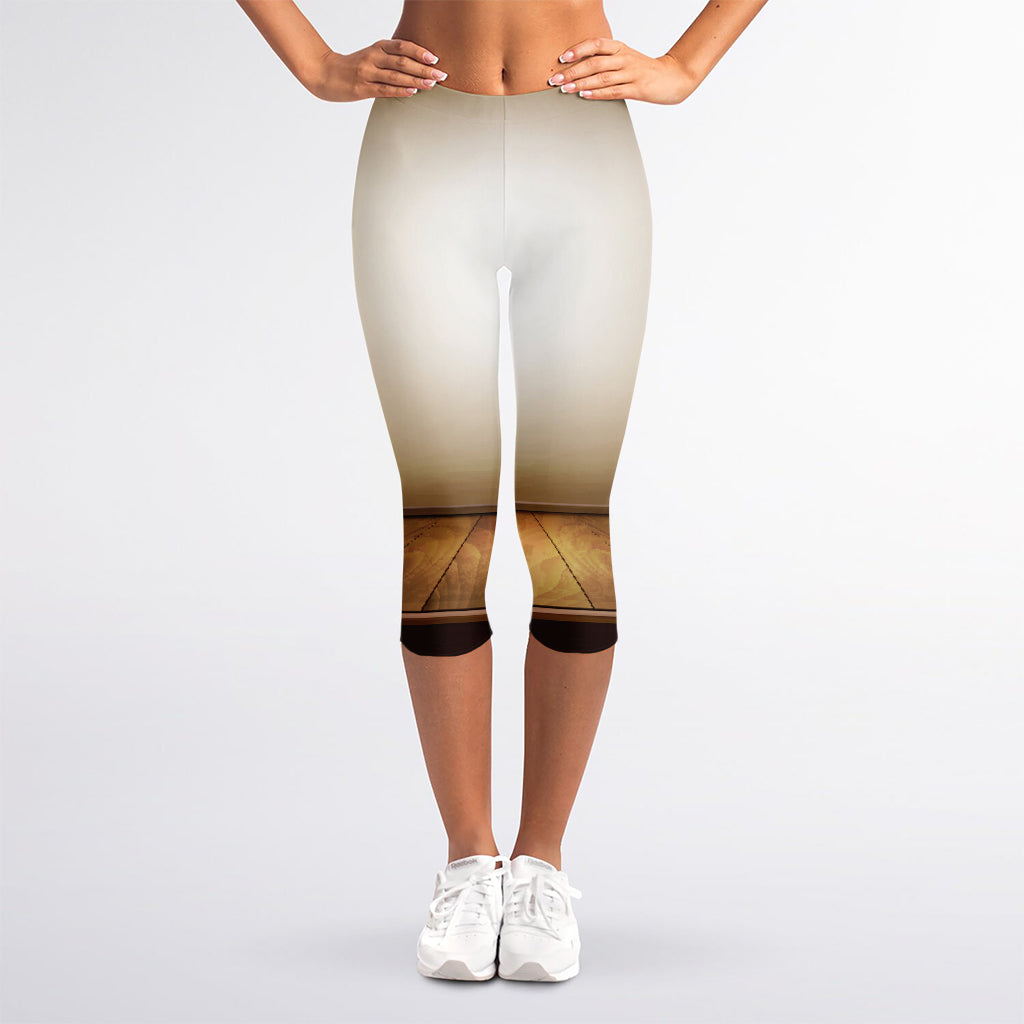 Theater Stage Print Women's Capri Leggings