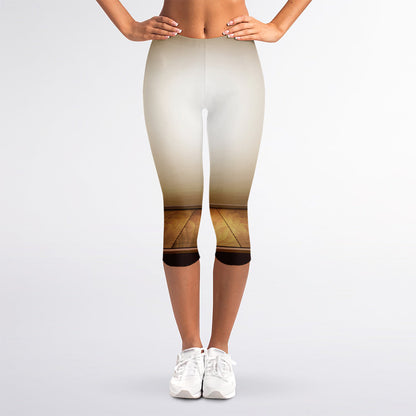 Theater Stage Print Women's Capri Leggings