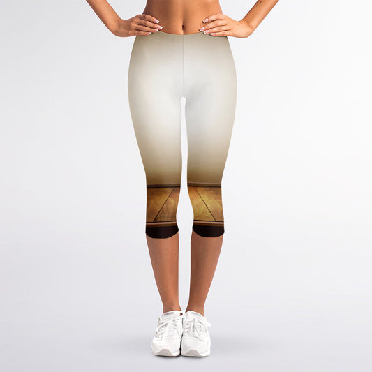 Theater Stage Print Women's Capri Leggings