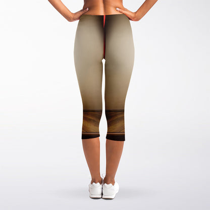 Theater Stage Print Women's Capri Leggings