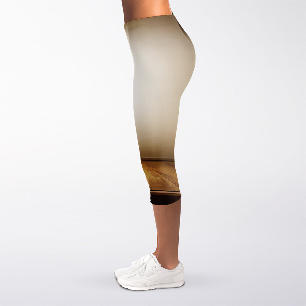 Theater Stage Print Women's Capri Leggings