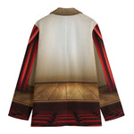 Theater Stage Print Women's Cotton Blazer