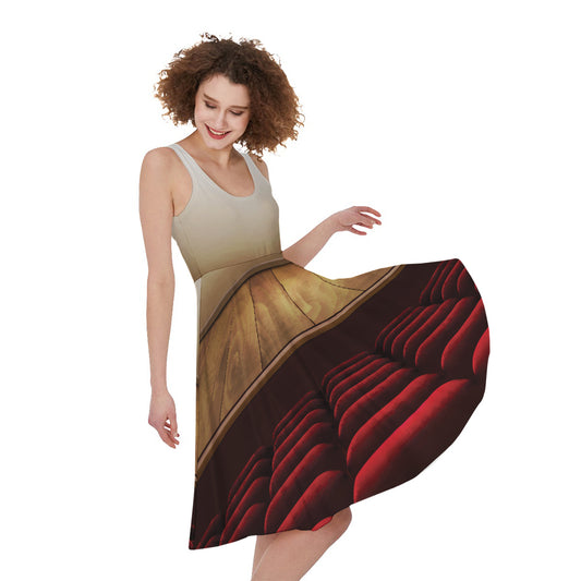 Theater Stage Print Women's Sleeveless Dress