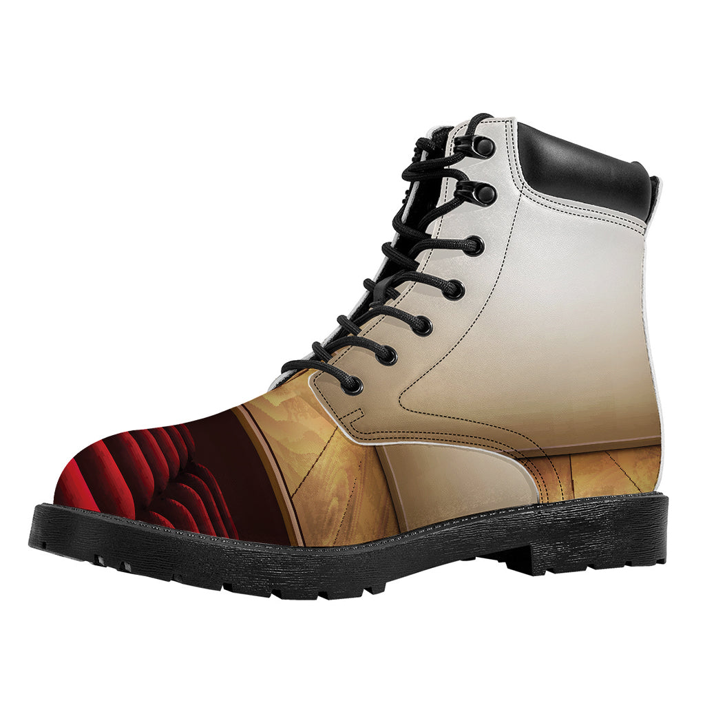 Theater Stage Print Work Boots