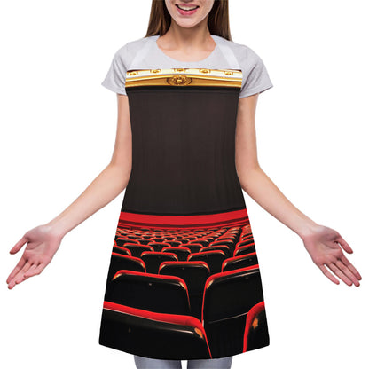 Theatre Stage Print Adjustable Apron
