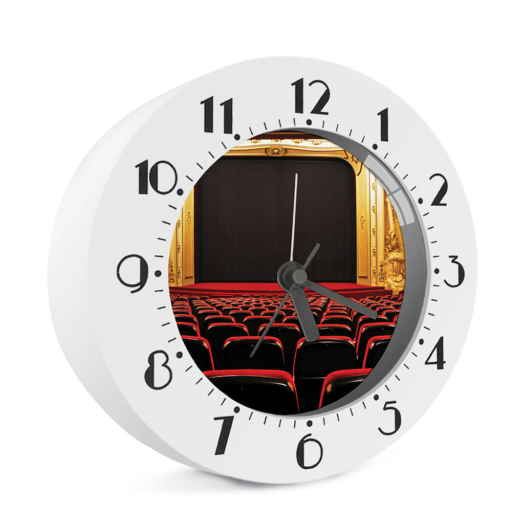 Theatre Stage Print Alarm Clock