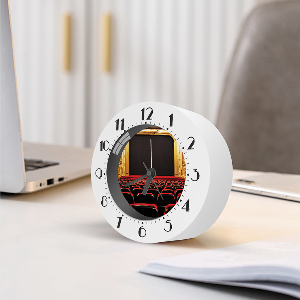 Theatre Stage Print Alarm Clock