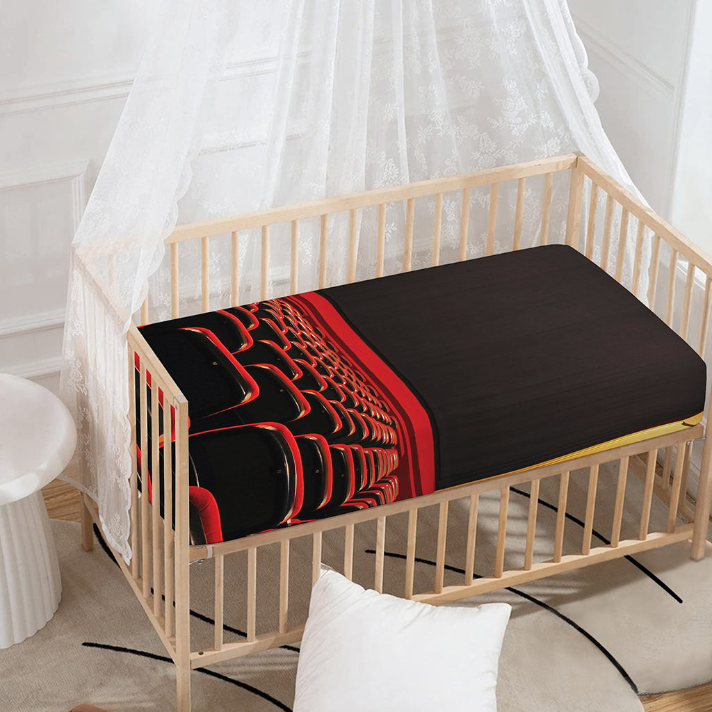 Theatre Stage Print Baby Crib Sheet