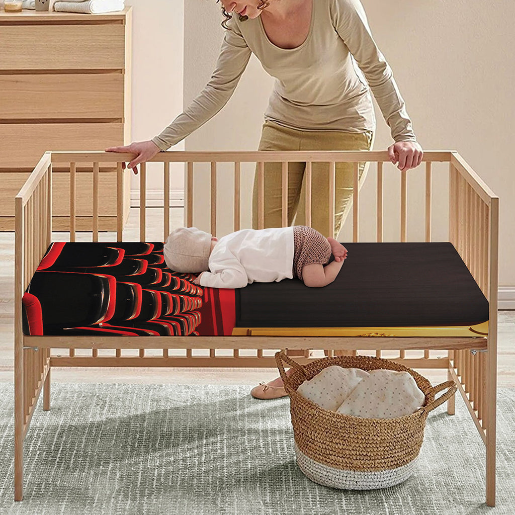 Theatre Stage Print Baby Crib Sheet