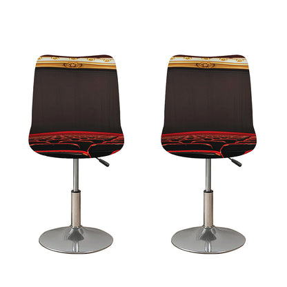 Theatre Stage Print Bar Stool Covers