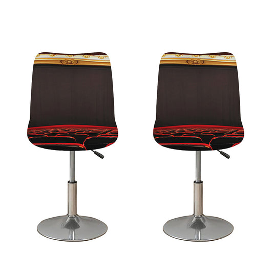 Theatre Stage Print Bar Stool Covers