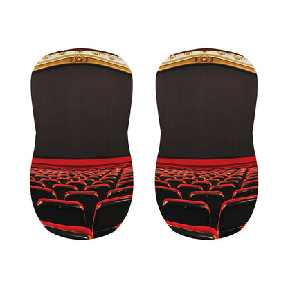 Theatre Stage Print Bar Stool Covers