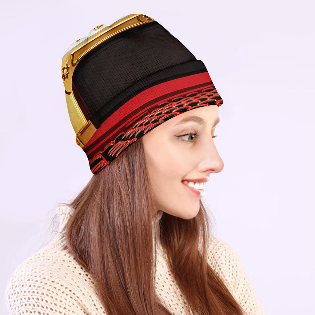 Theatre Stage Print Beanie