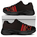 Theatre Stage Print Black Chunky Shoes