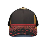 Theatre Stage Print Black Mesh Trucker Cap