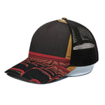 Theatre Stage Print Black Mesh Trucker Cap