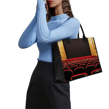 Theatre Stage Print Canvas Tote Bag
